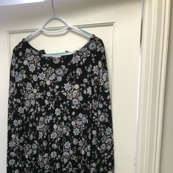 EUC J.Jill◾️Black w Elegant Floral🌸🌼🌺 Design 3… - Picture 3 of 13